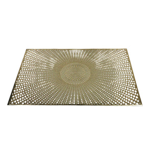 Rectangular Golden Placemats (Set of 2)