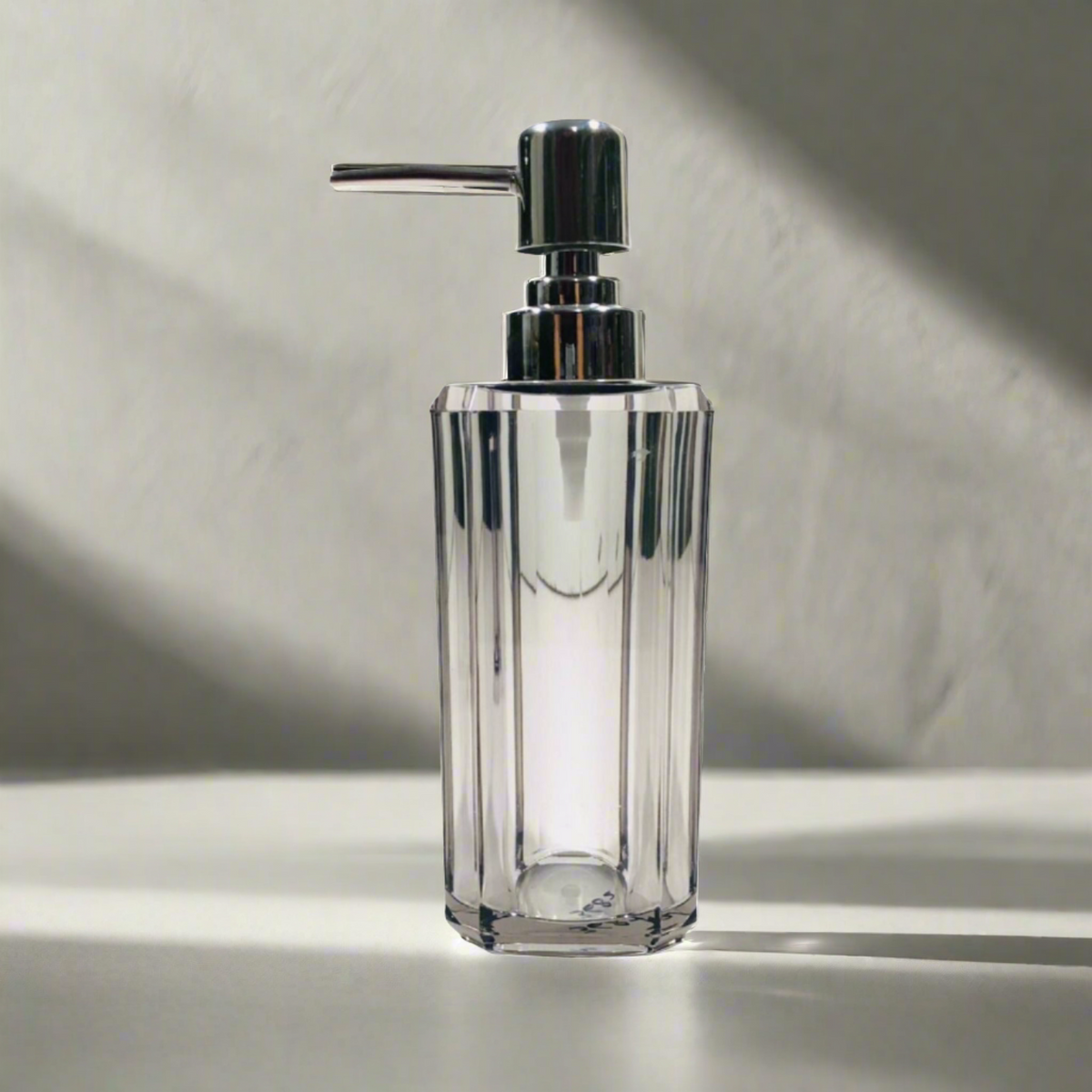 Transparent Black Bath Set