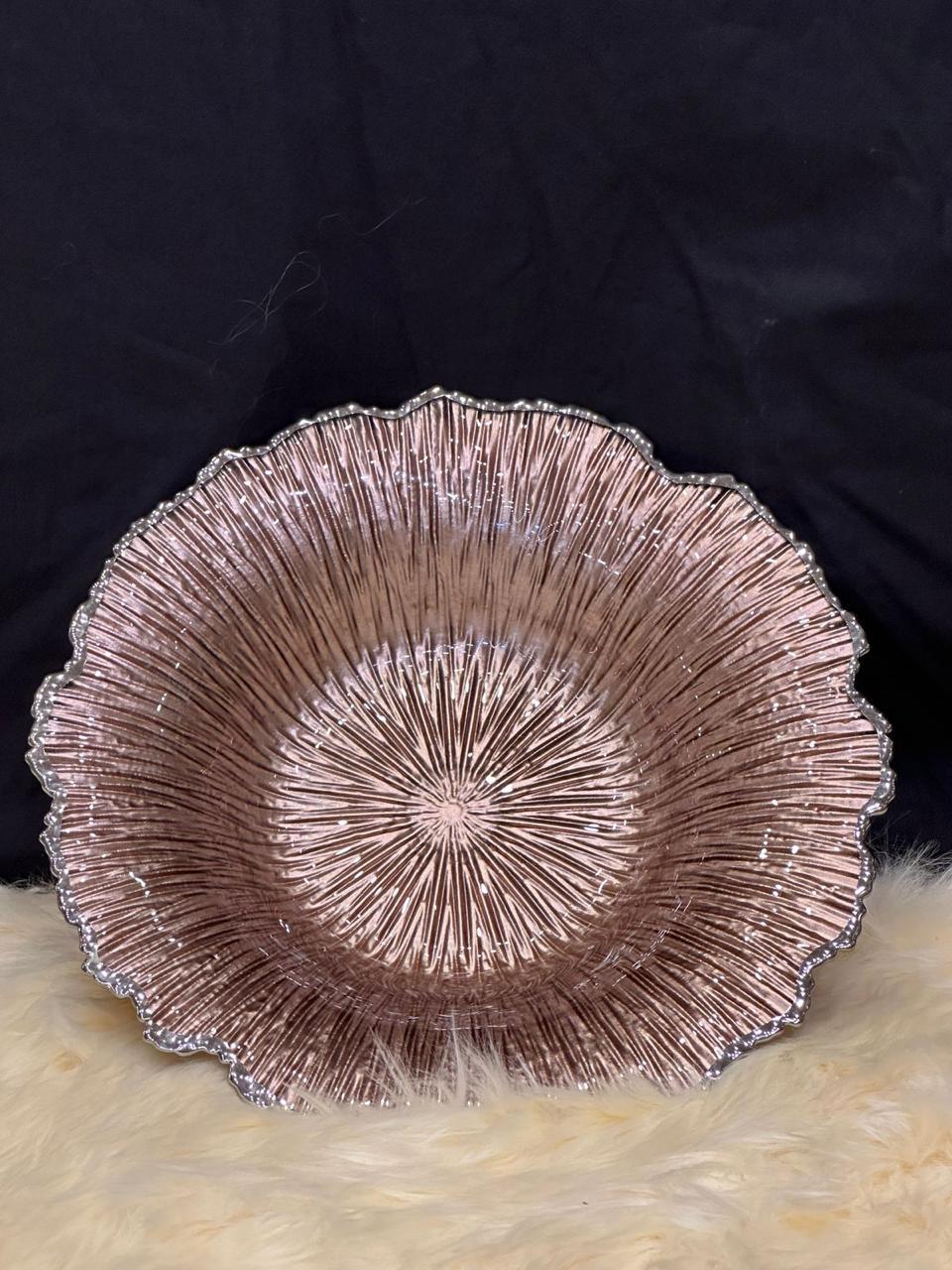 Copper & Silver line Bowl