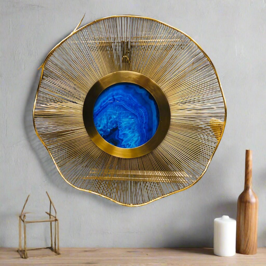 Flower Design Metal Wall Frame