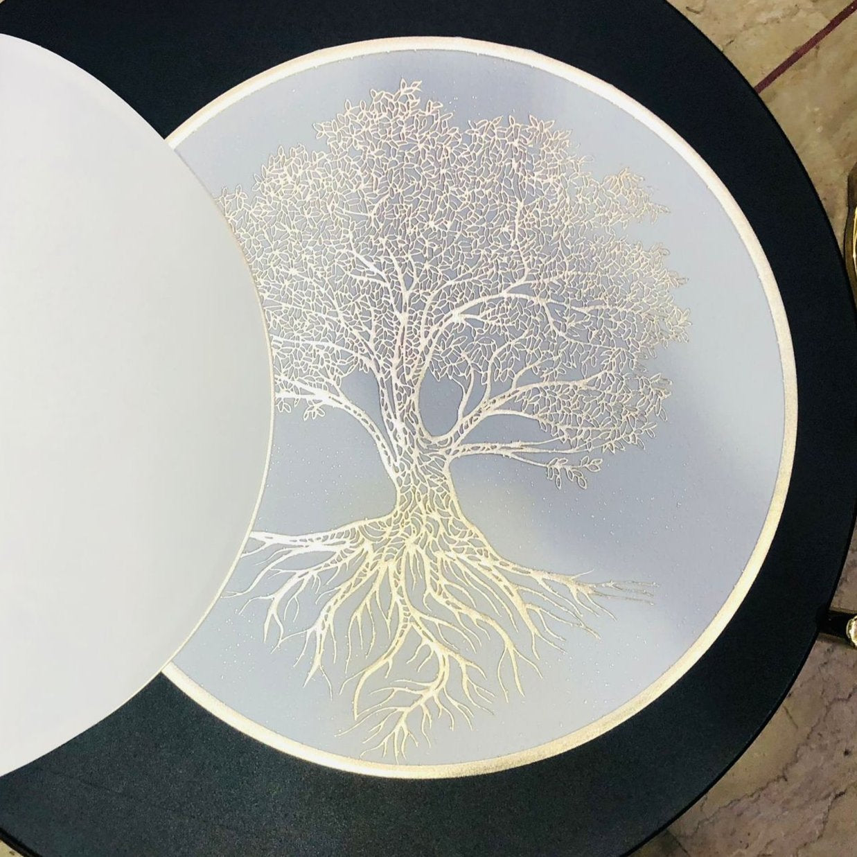 Autumn Tree Design Round Placemats (Set of 2)