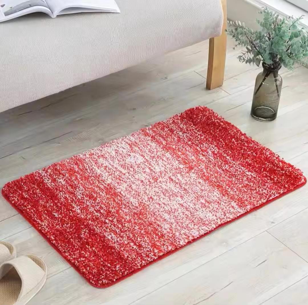 Ultra Soft Fur Mat Red