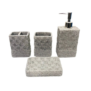 Corian Rope Bath Set