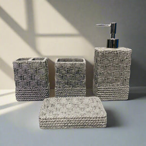 Corian Rope Bath Set