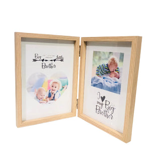 Wooden Textured Photo Frame