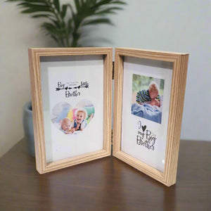 Wooden Textured Photo Frame