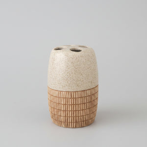 Abstract Textured Bath Set (Beige) (3 Pcs)