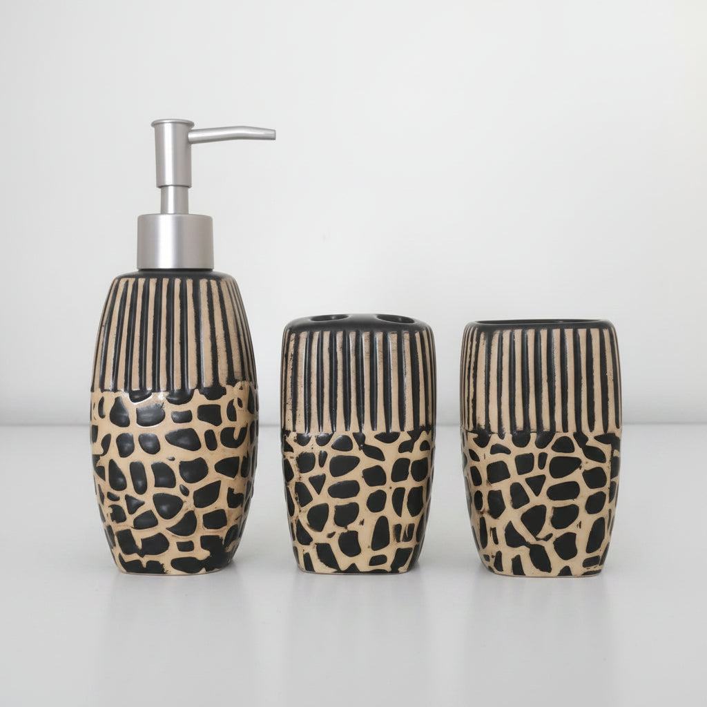Savana Stone Bath Set (3 Pcs)