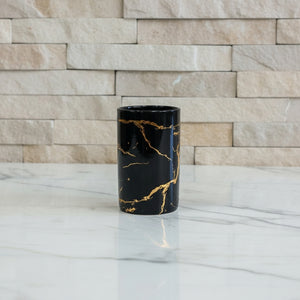 Black Luxe Marble Bath Set