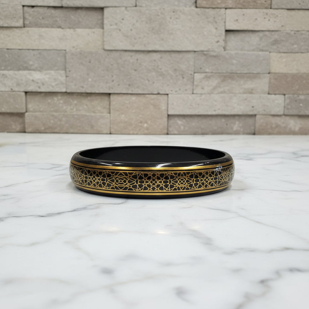 Versailles Black & Gold Marble Bath Set