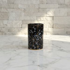 Midnight Vein Black & Gold Bath Set