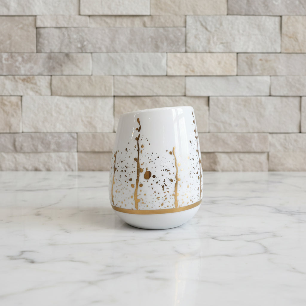 Pearl Esseence White & Gold Bath Set