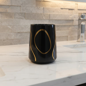 Noir Contour Black & Gold Bath set