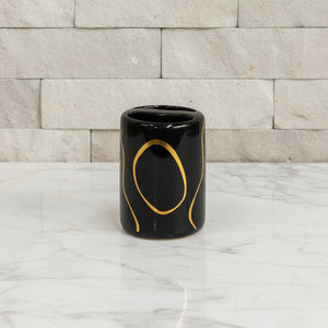 Noir Contour Black & Gold Bath set