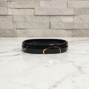 Noir Contour Black & Gold Bath set