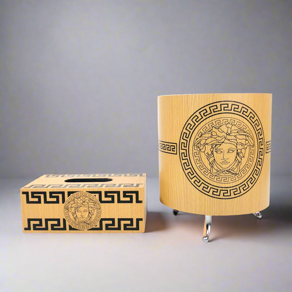 Versace Basket with Tissue Box Set