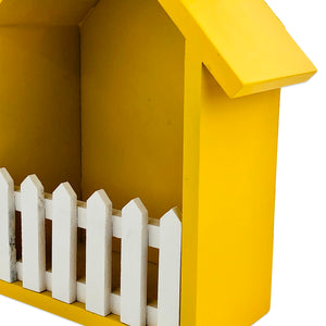 Yellow Hut Design Wall Mounted Storage