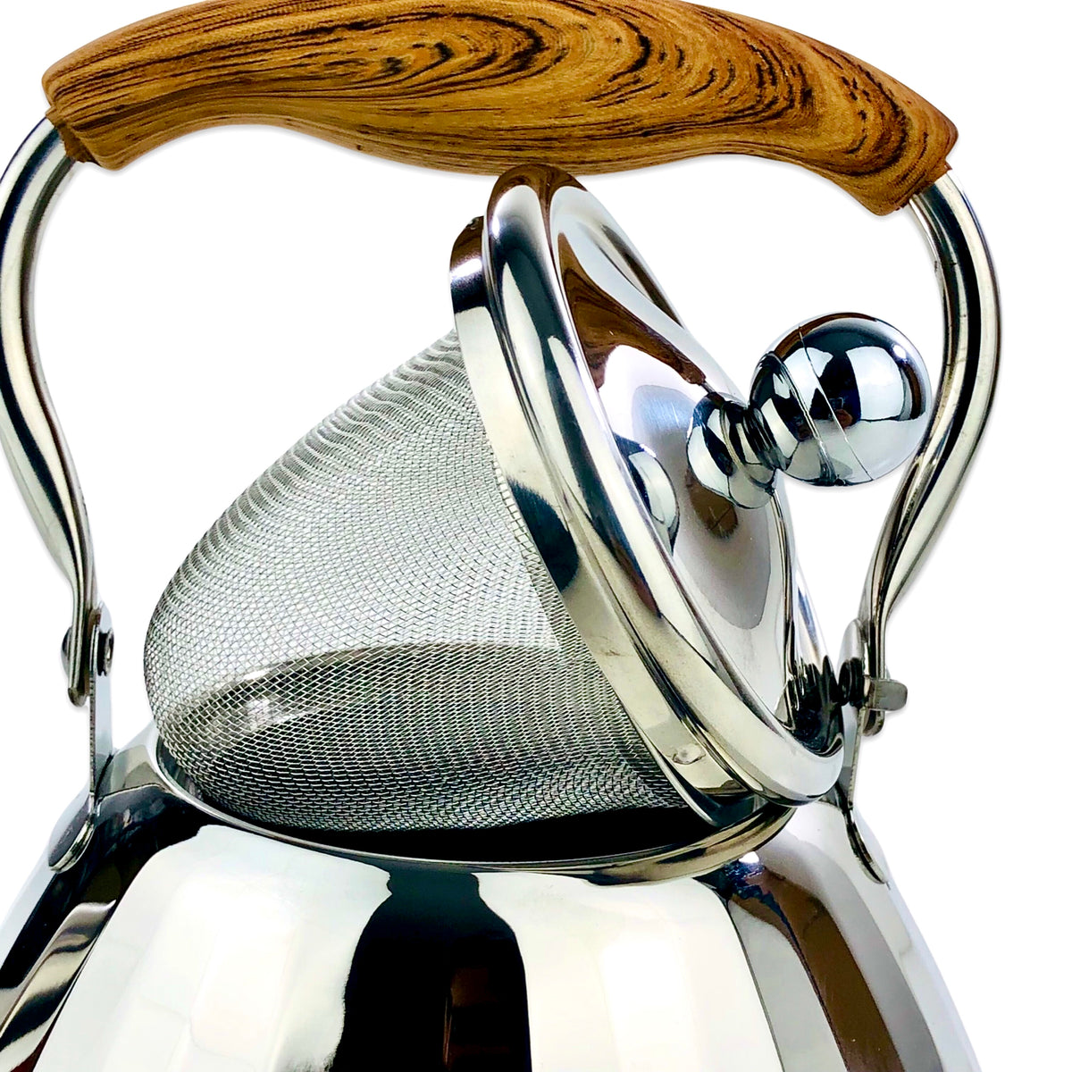 Chromatic Silver Hammered Kettle