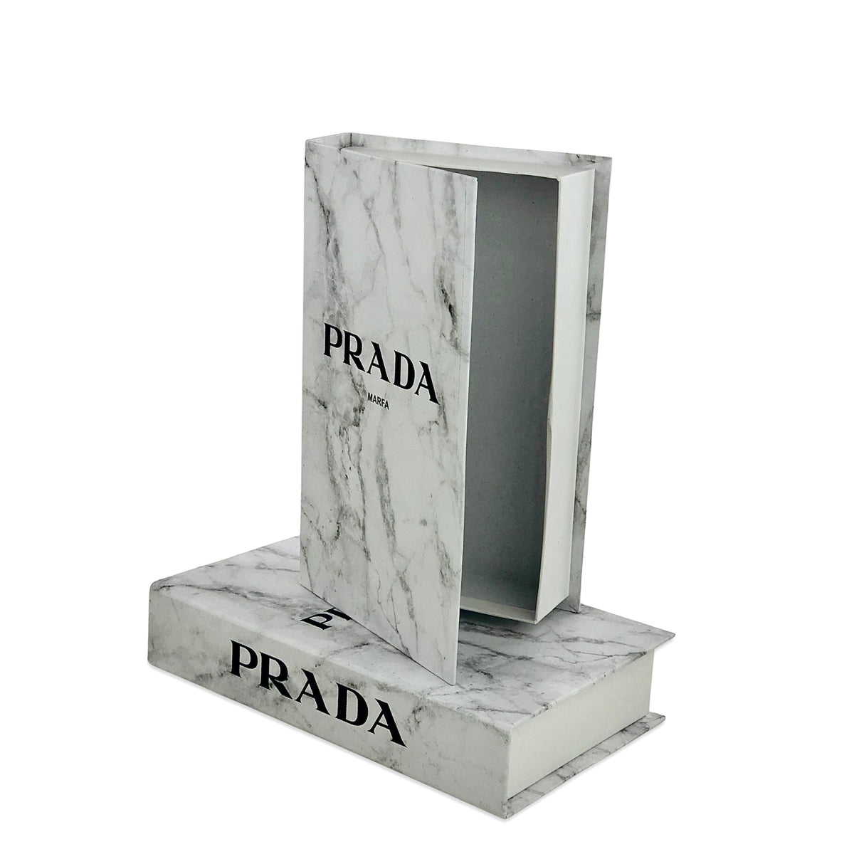 Gray & White Texture Book Storage Box