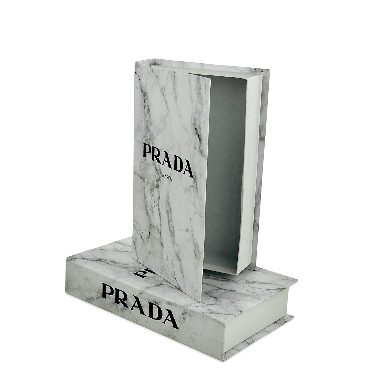 Gray & White Texture Book Storage Box