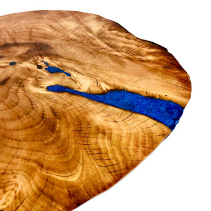 Layers Oval Resin Art Coffee Table