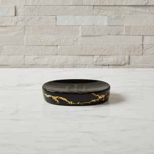 Black Luxe Marble Bath Set
