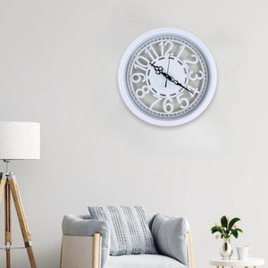 Wall Clock With White Border