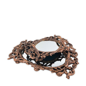 Traditionally Design Copper Mirror tray