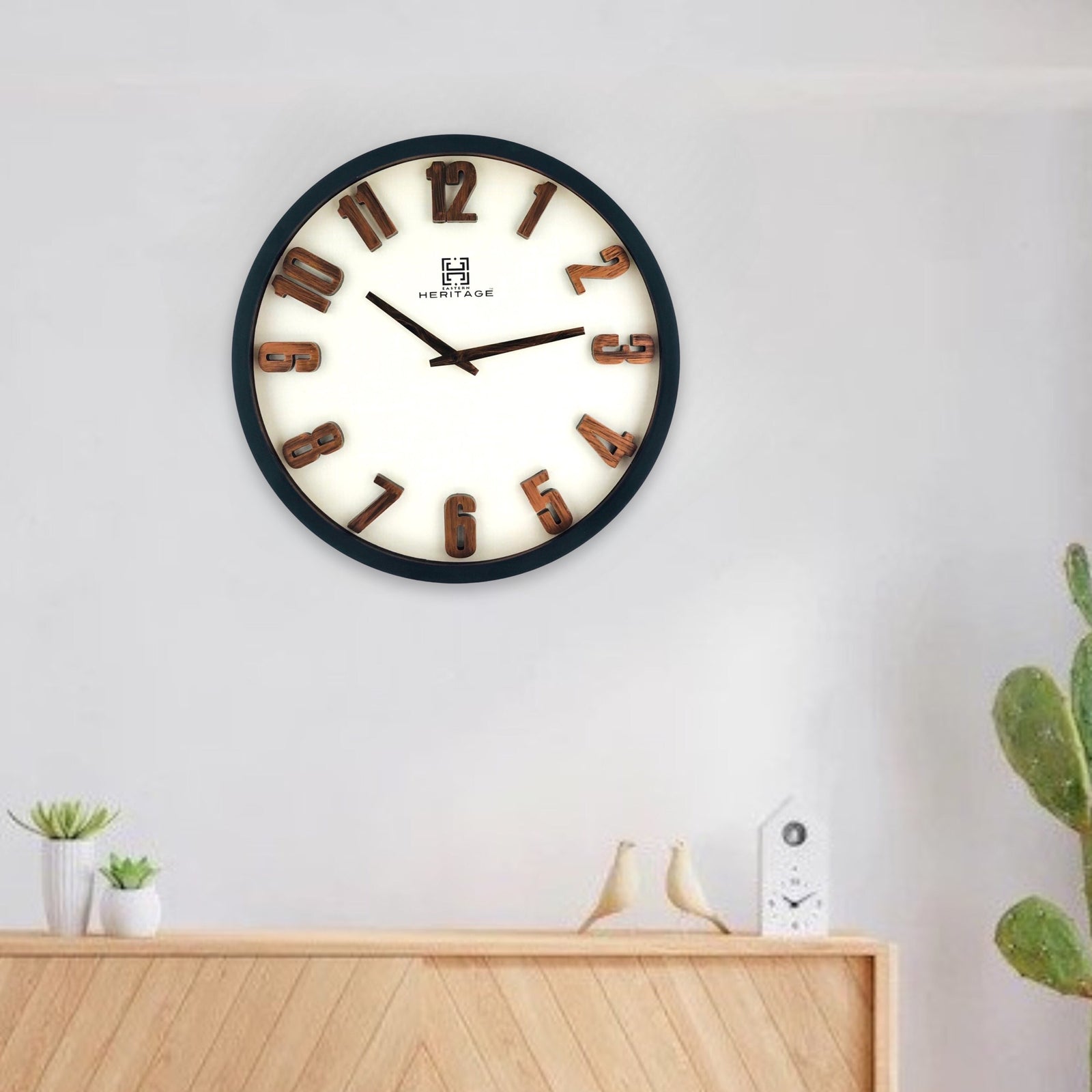 Black Border Wall Clock