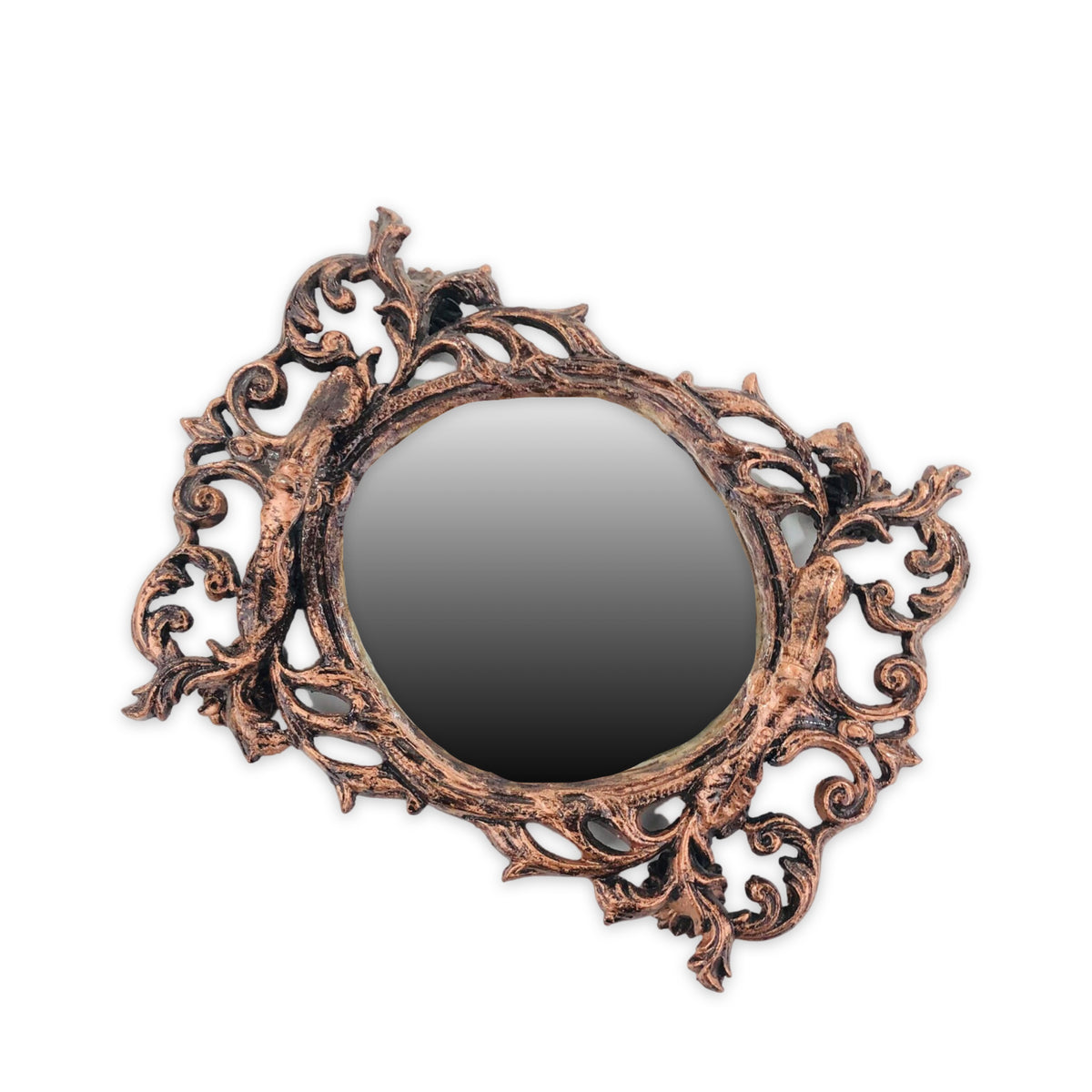 Traditionally Design Copper Mirror tray