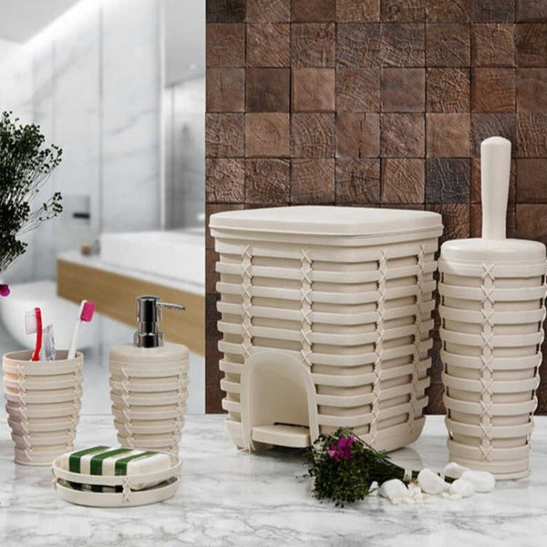 PALM BEIGE BATHROOM SET Homsstore