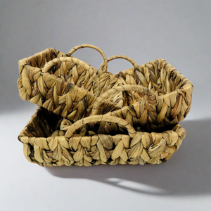 Square Thin Handle basket (Set of 3)