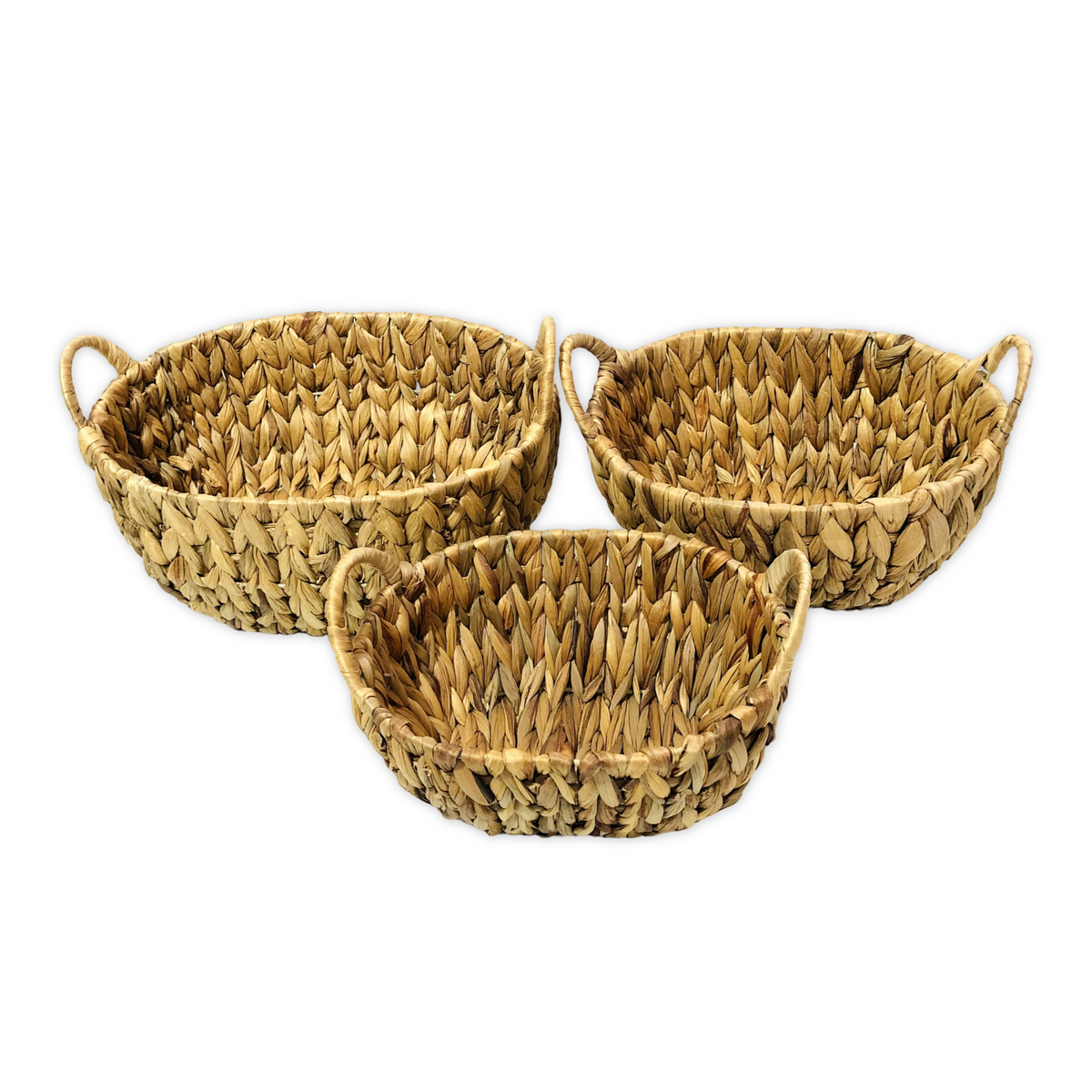 Round Sea Grass Basket  (Set of 3)