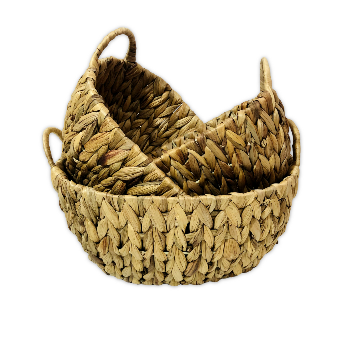 Round Sea Grass Basket  (Set of 3)
