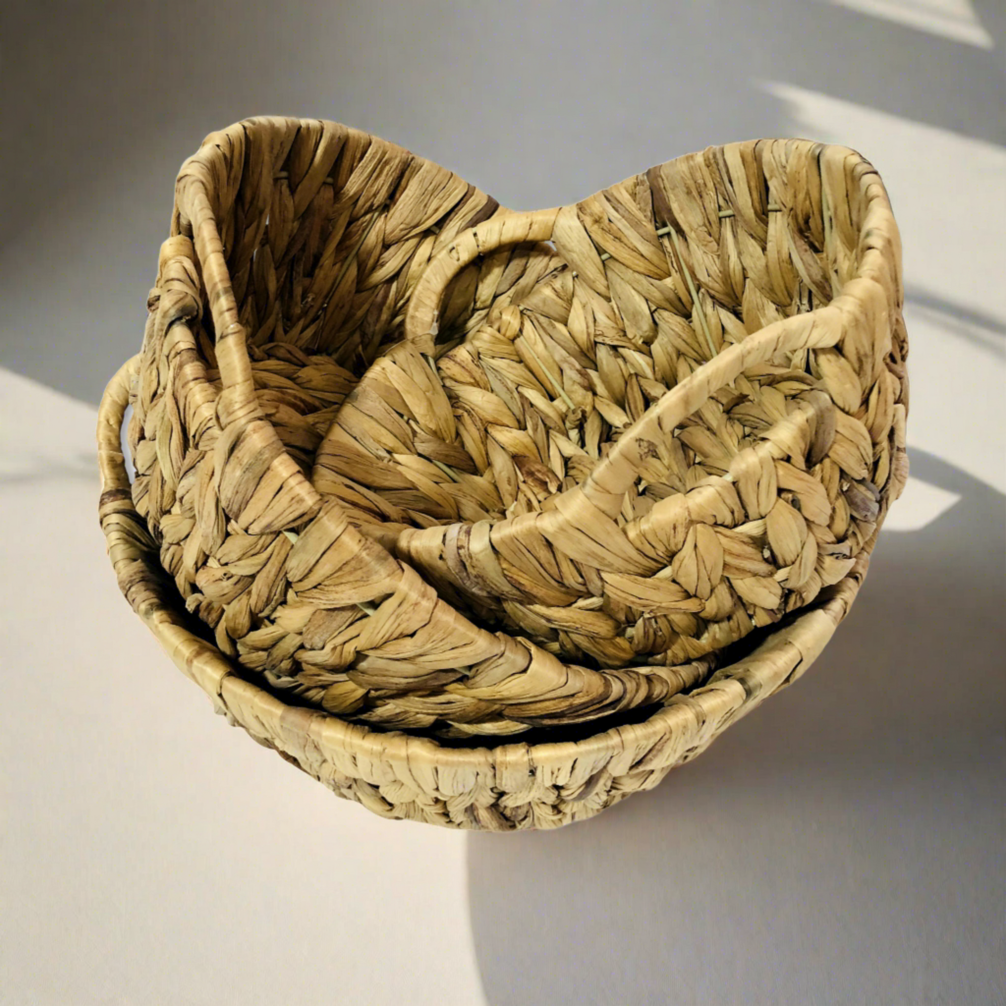 Oval Sea Grass Basket (Set of 3)