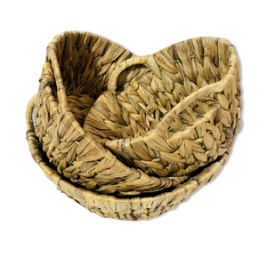 Oval Sea Grass Basket (Set of 3)