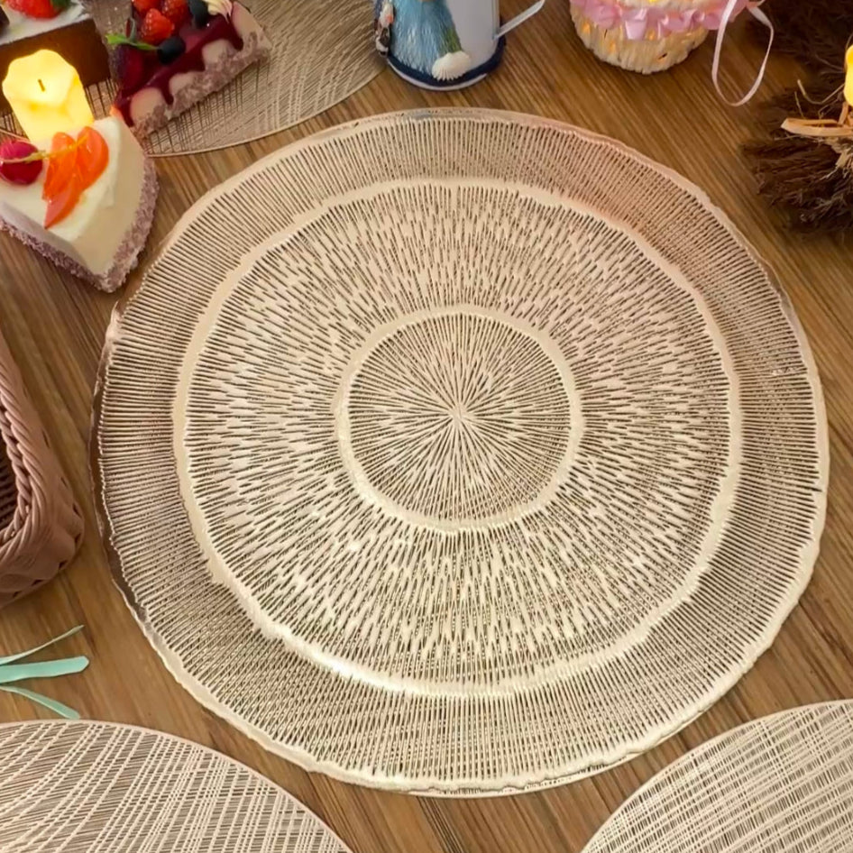 Vudeco Round Placemats (Set of 2)