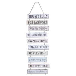 House Rules Cluster Wall Quotation