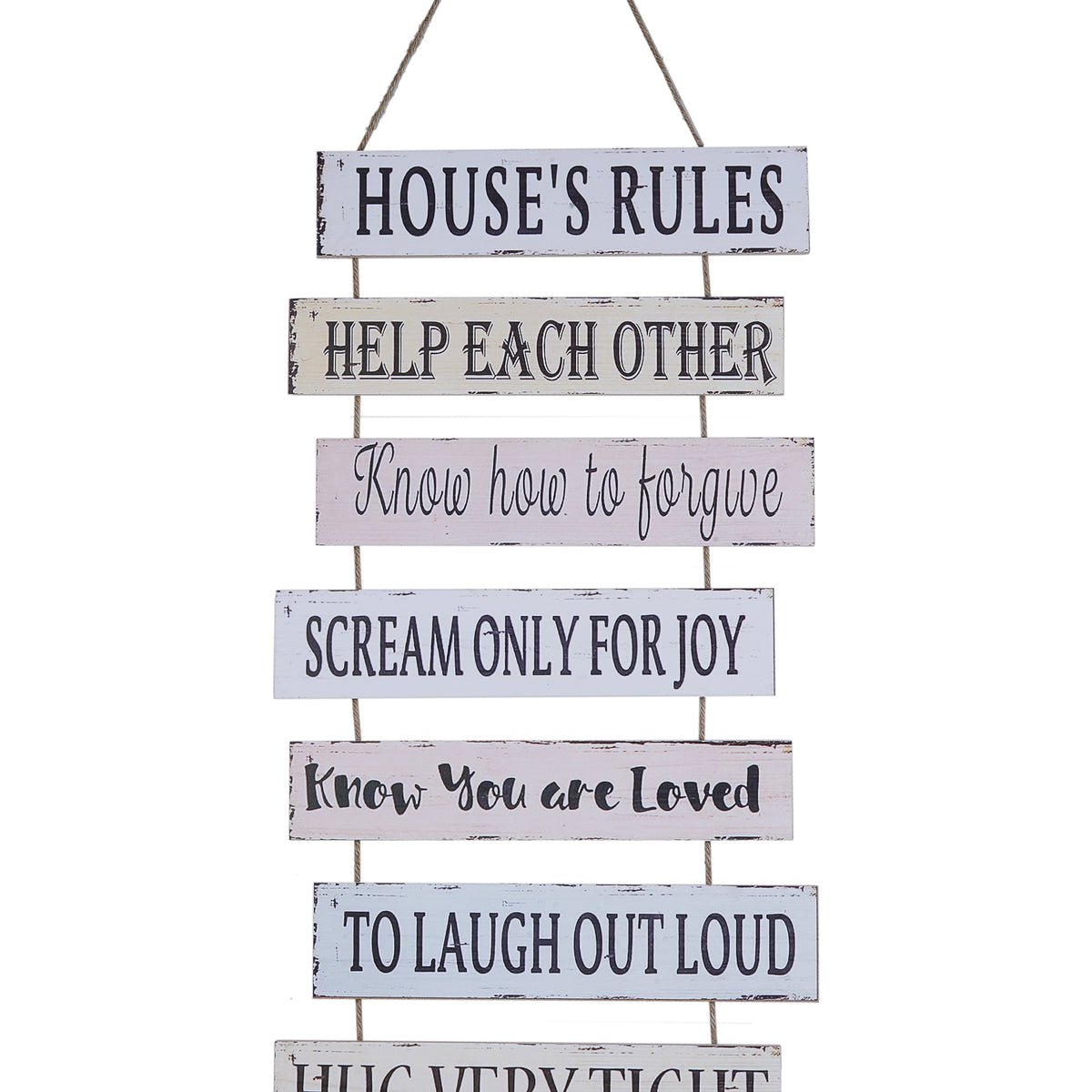 House Rules Cluster Wall Quotation