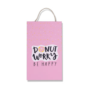 Donut Worry Wall Quotation