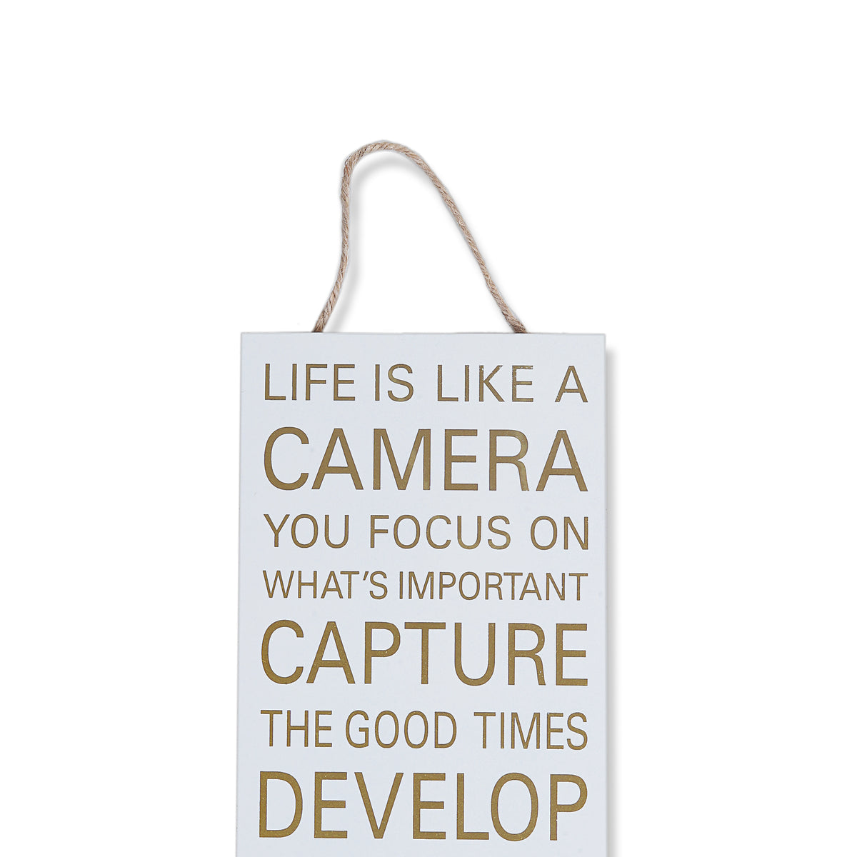 Formal Life Like Camera Wall Quotation