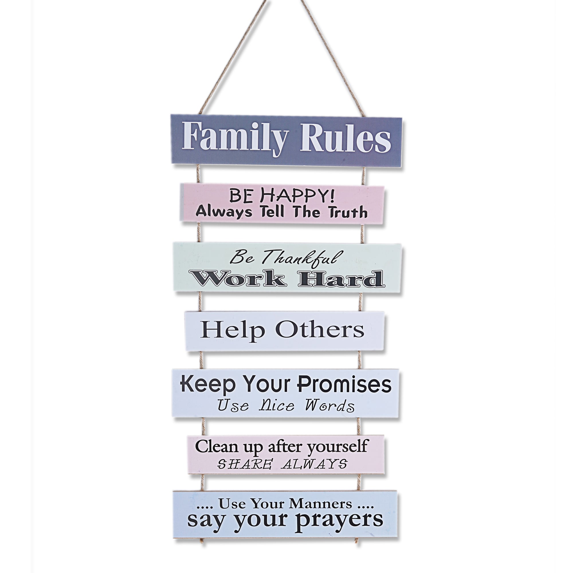 Family Hard Work Cluster Wall Quotation