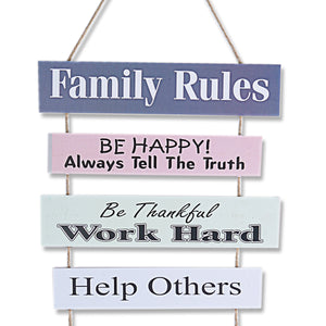 Family Hard Work Cluster Wall Quotation