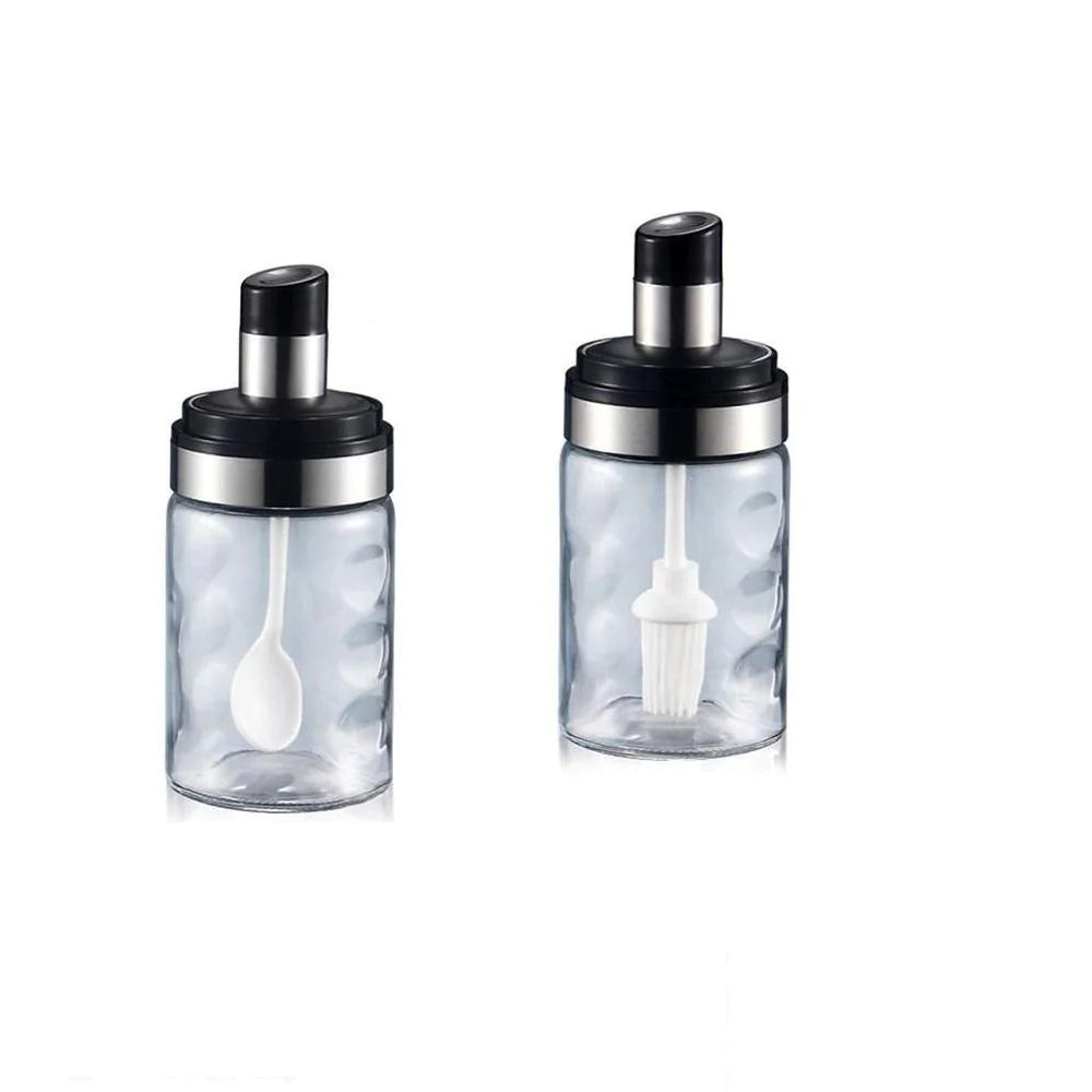 Transparent Seasoning Condiment Bottle (Set of 3)