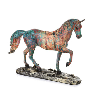 Wounded Battle STALLION STATUE
