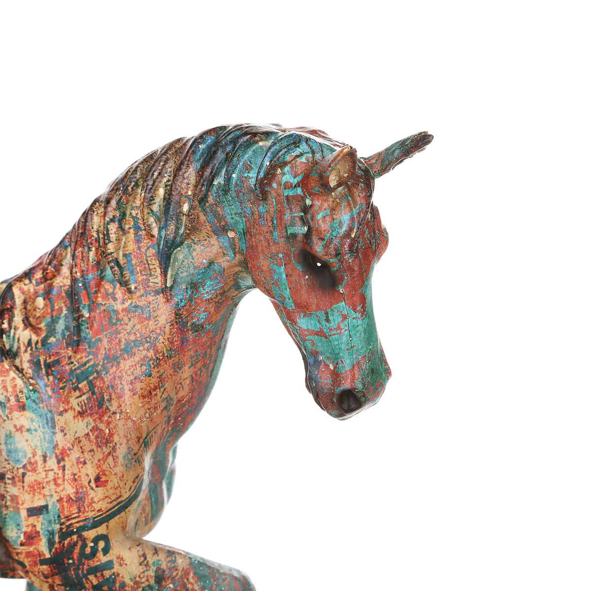 Wounded Battle STALLION STATUE