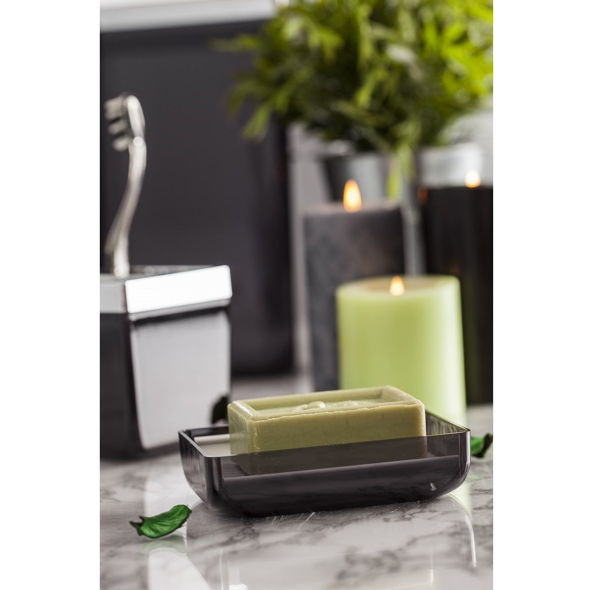 Tuscany Black Square Bathroom Set