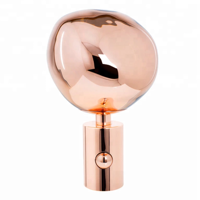 Bubble Shape Pink Table Lamp Pair