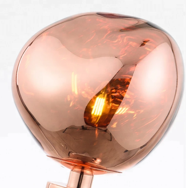 Bubble Shape Pink Table Lamp Pair