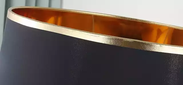 Matt Black Brass Table Lamp